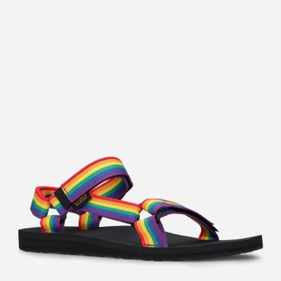 Pánské Turistické Sandály Teva Original Universal Rainbow Pride Viacfarebný / Černé - CZ958682